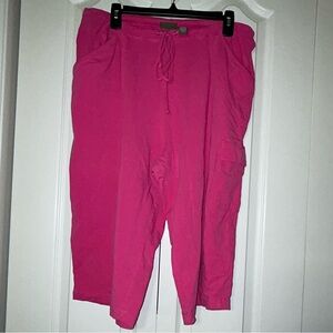 Women's Plus Size Drawstring Waist Baggy Knee-Length Shorts | Size 1X